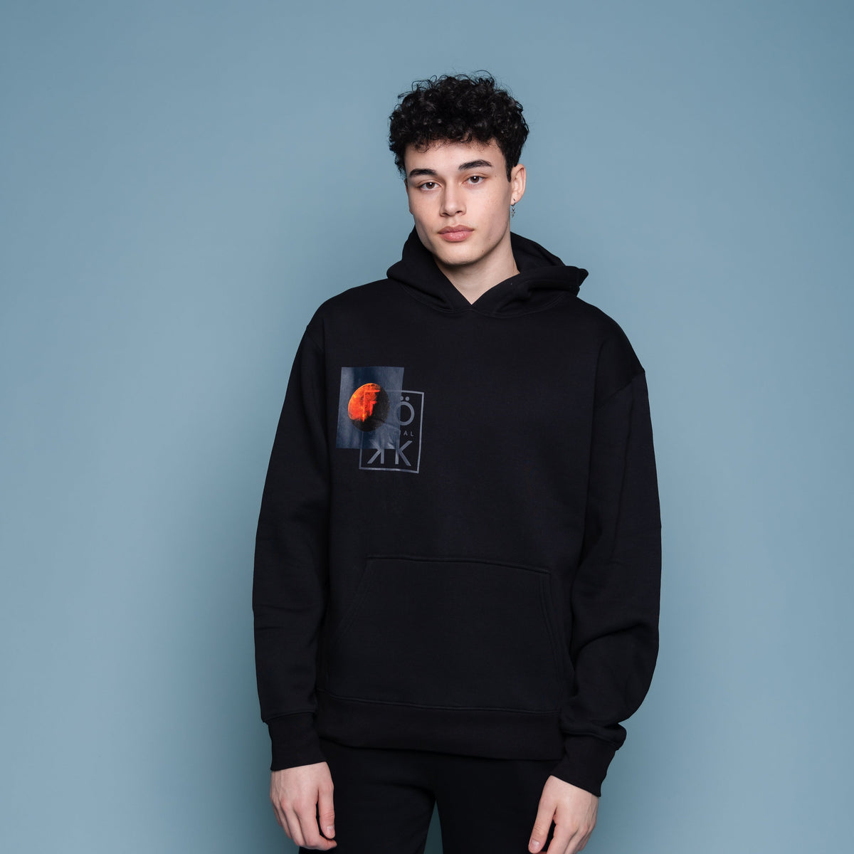 Hoodie in Universe black
