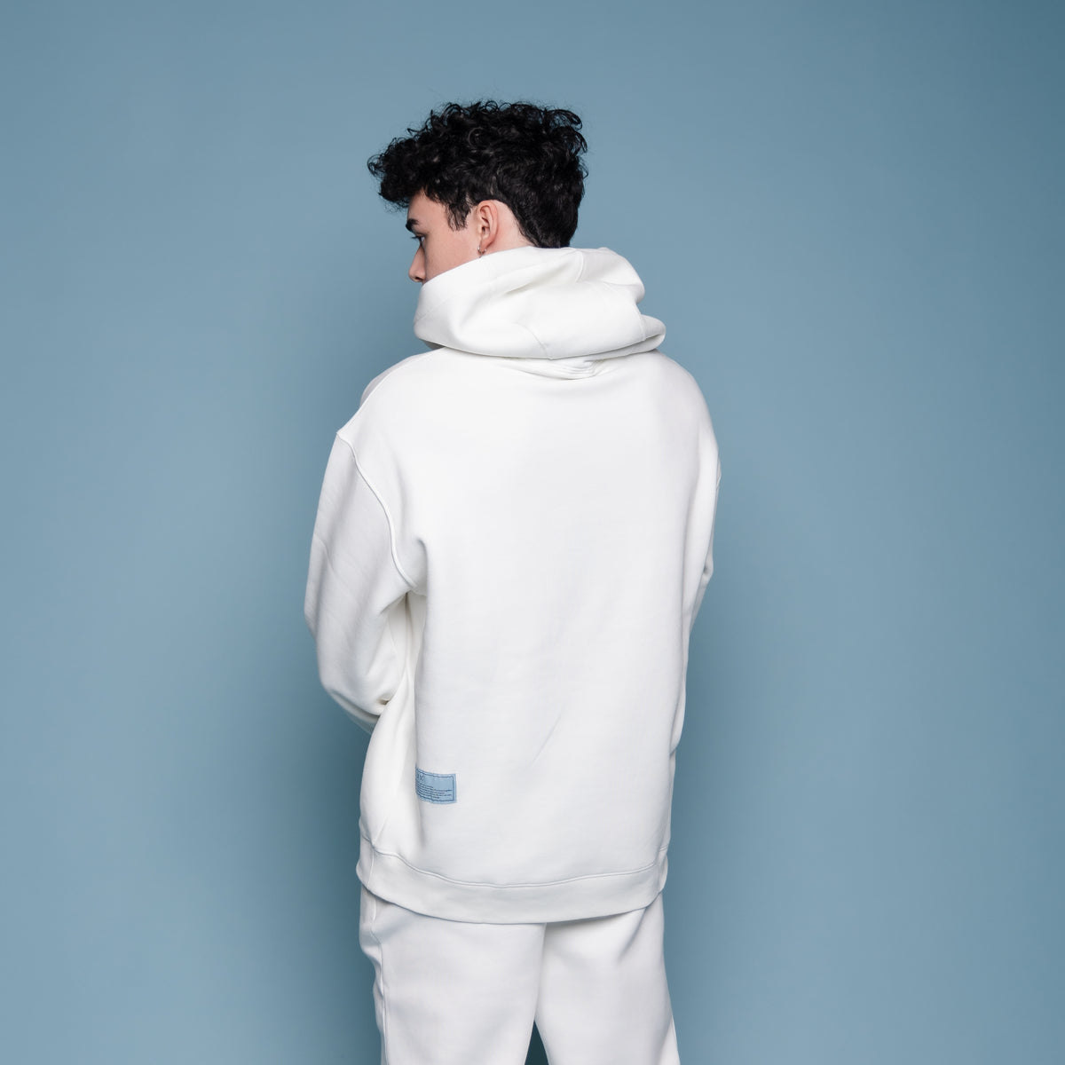 Hoodie in Glacier white
