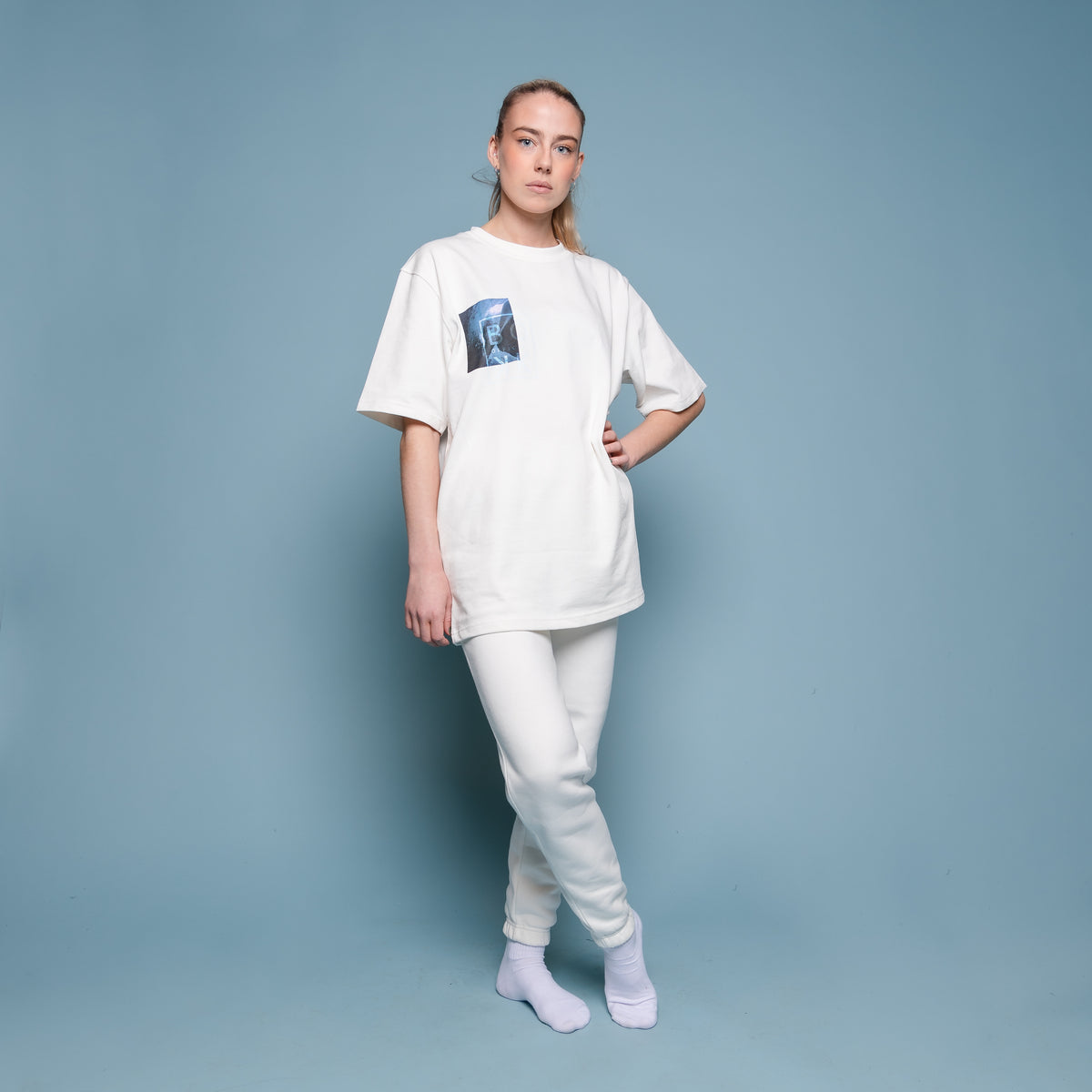 T-Shirts in Glacier white