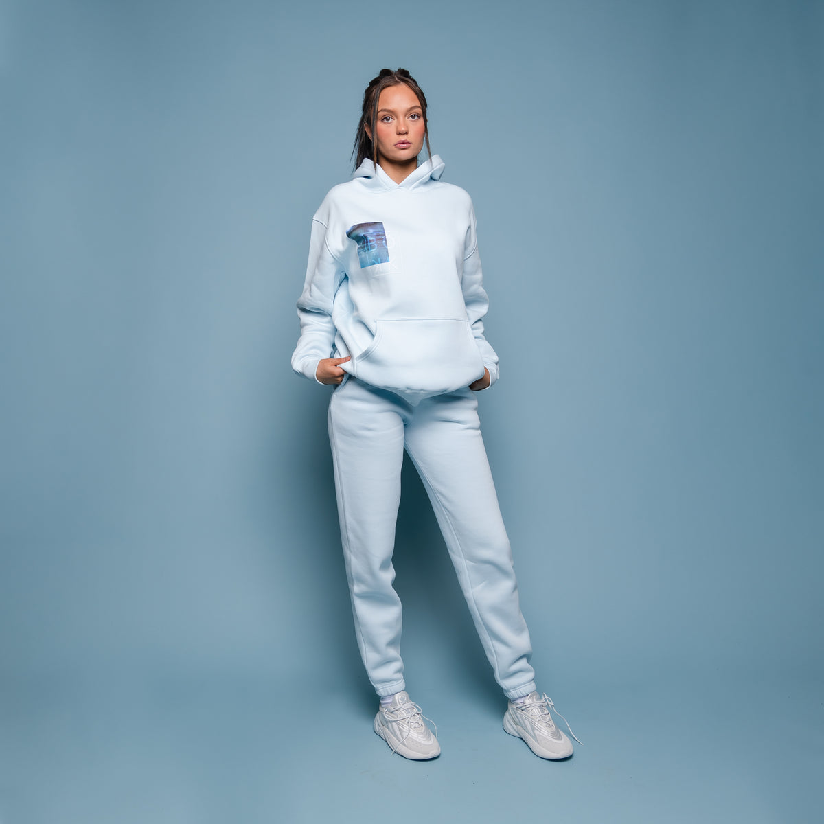 Joggers in Ocean blue